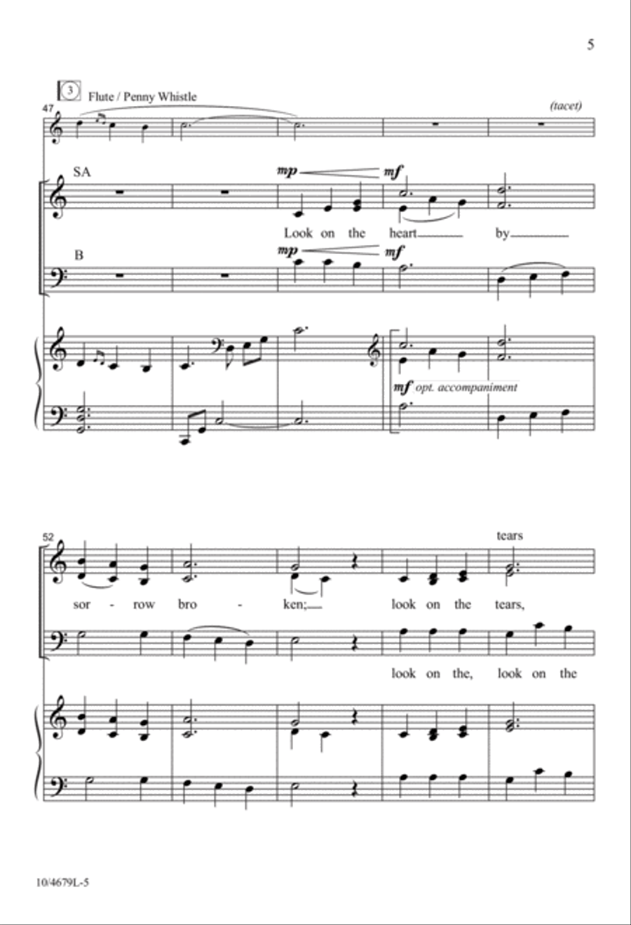 Celtic Communion 3-Part scores gallery preview page 5