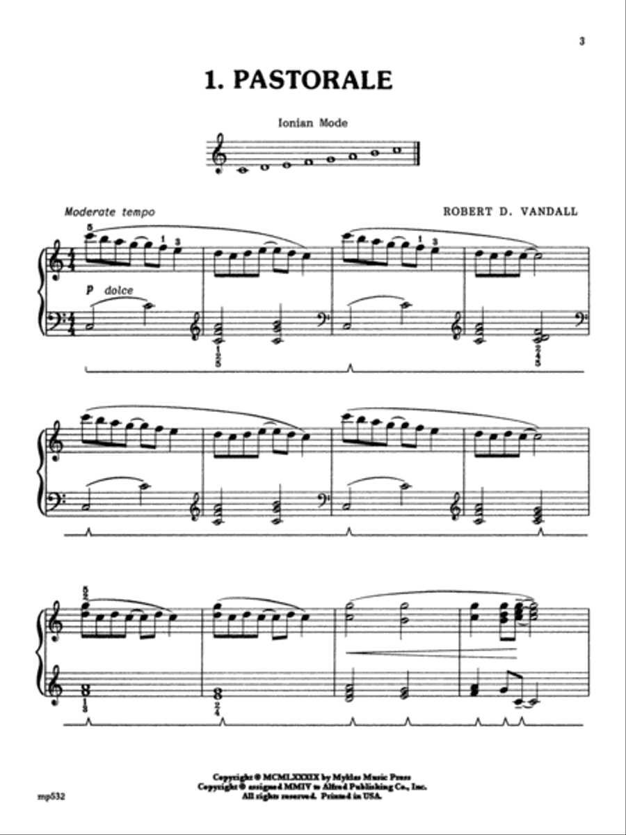 Modes and Moods Piano Solo scores gallery preview page 3