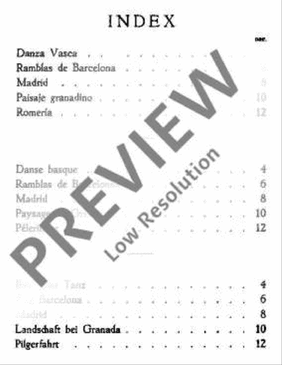 Cartes Postales Piano Solo scores gallery preview page 4