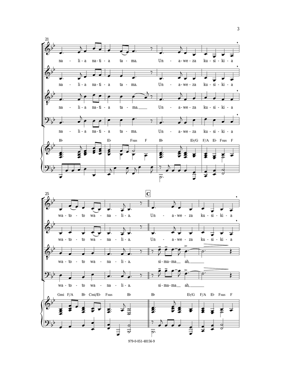 Imbakwa 4-Part scores gallery preview page 3