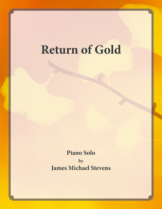 Book cover for Return of Gold