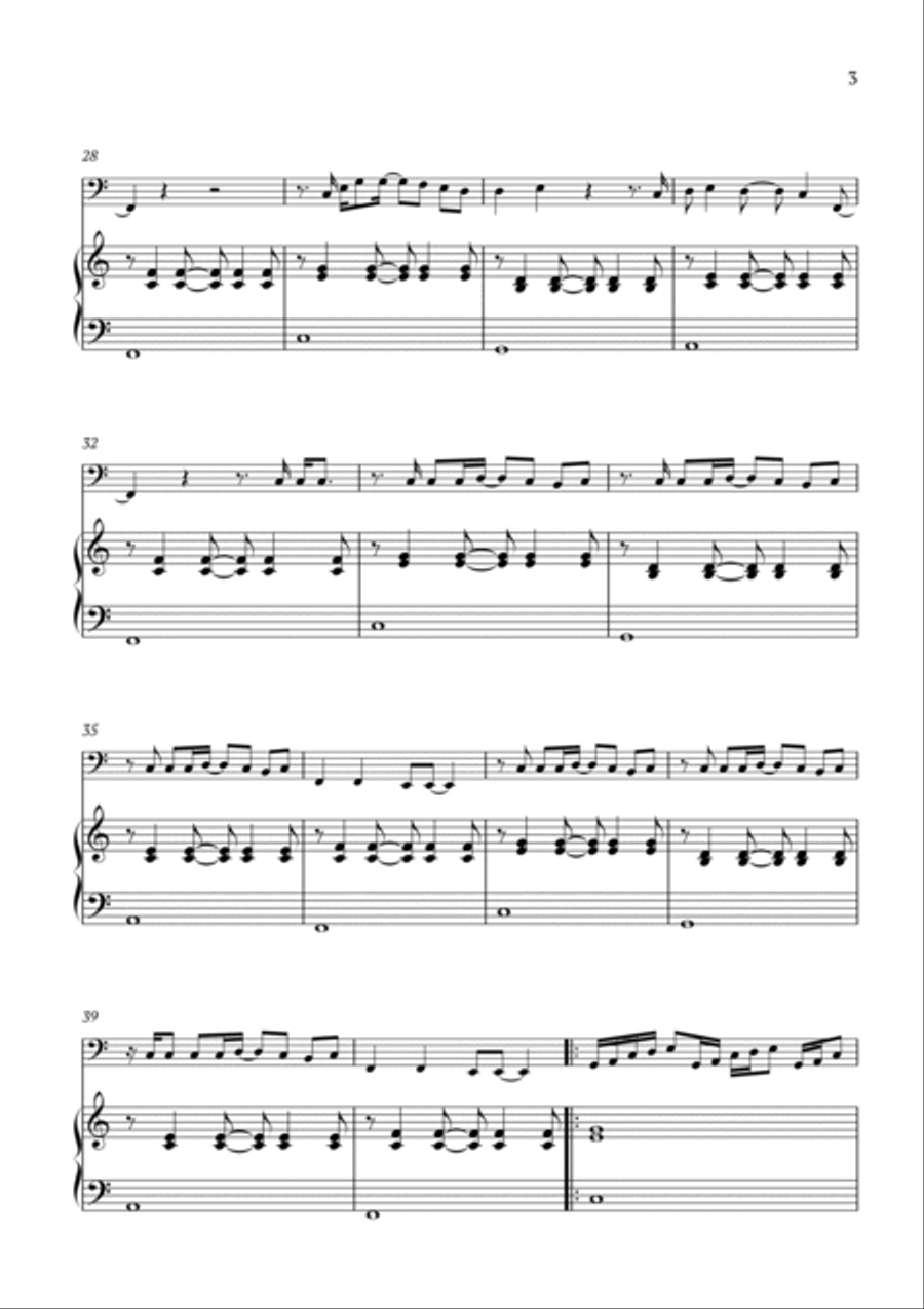 Champagne Problems Piano scores gallery preview page 3