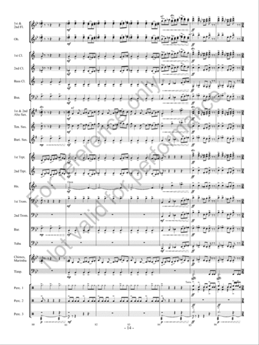 Crush Concert Band scores gallery preview page 15