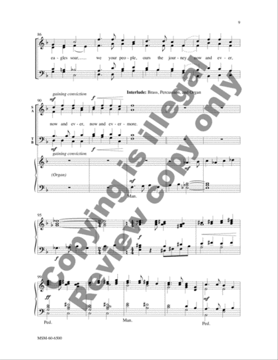 In the Midst of New Dimensions 4-Part scores gallery preview page 9
