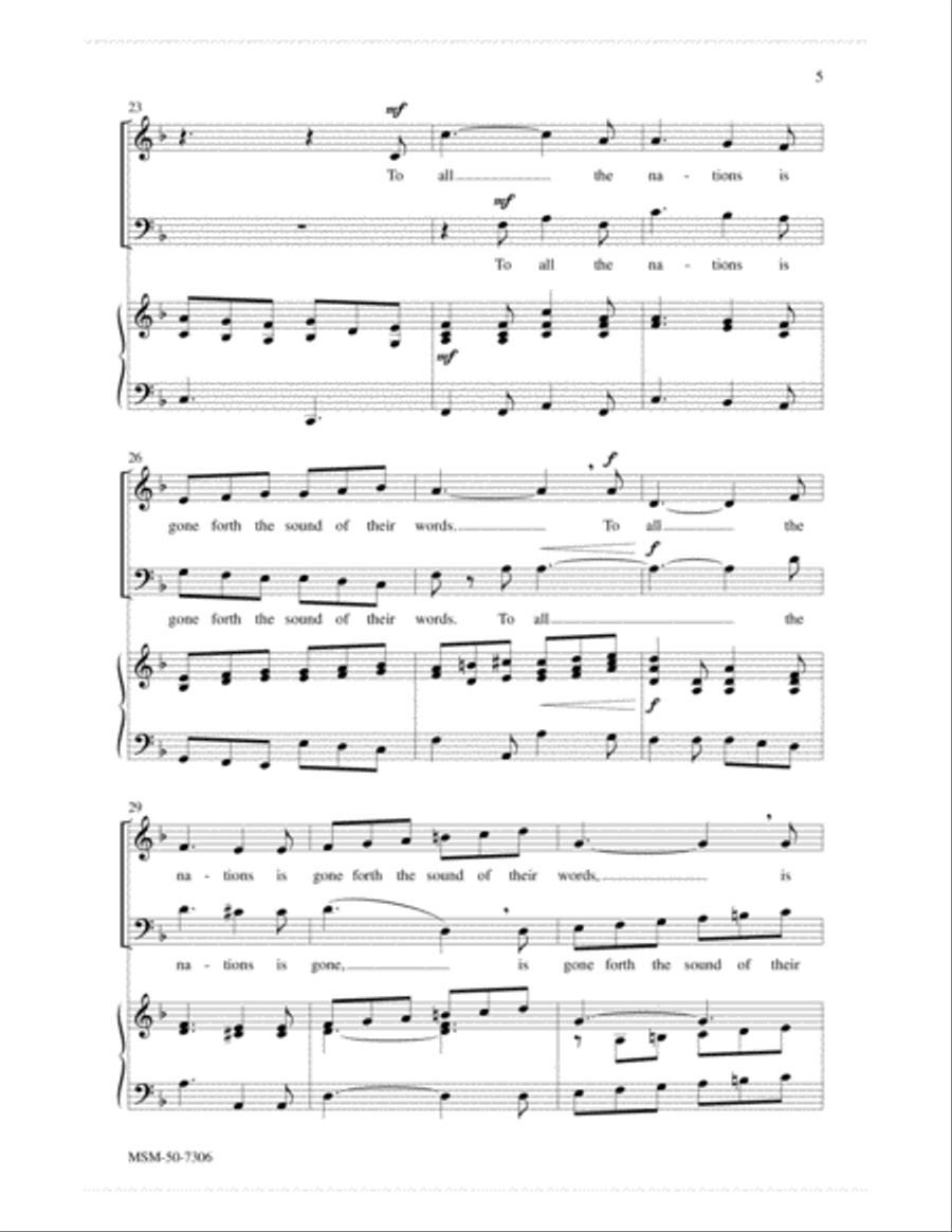 How Lovely Are the Messengers 2-Part scores gallery preview page 4