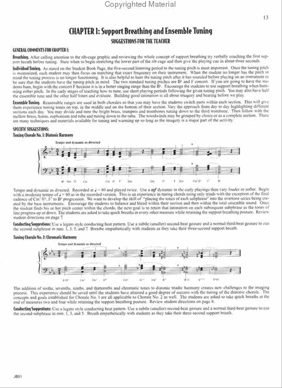 The Art of Expressive Playing for Winds and Percussion Concert Band Methods scores gallery preview page 2