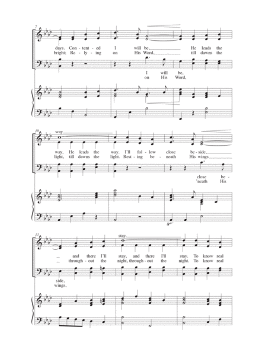 God's Way Is Best For Me God's Way Is Best For Me 4-Part scores gallery preview page 2