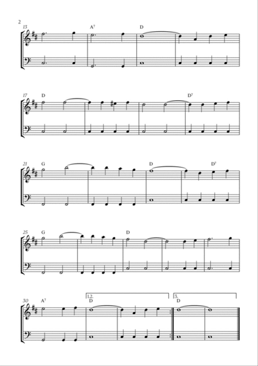 You Are My Sunshine You Are My Sunshine Trumpet Duet scores gallery preview page 2