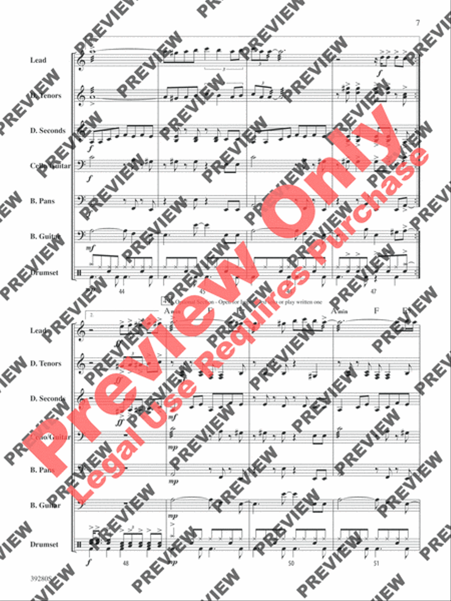 Smooth Steel Drum Band scores gallery preview page 8