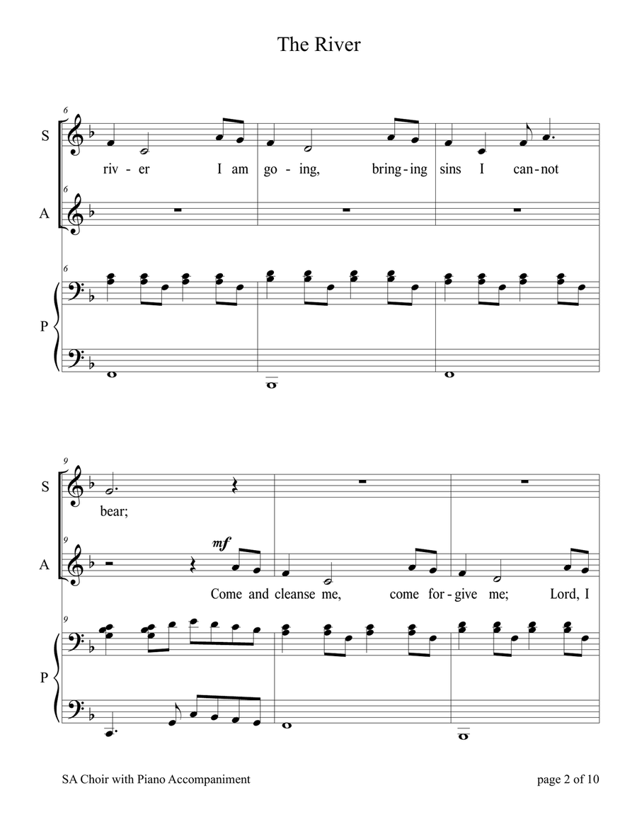 The River 2-Part scores gallery preview page 2