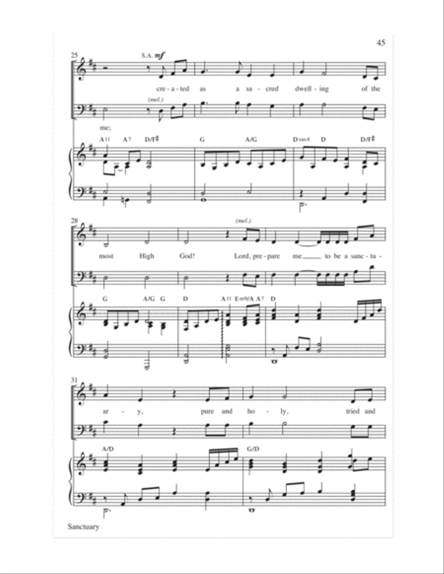 Easy Anthems, Vol. 3 3-Part scores gallery preview page 48
