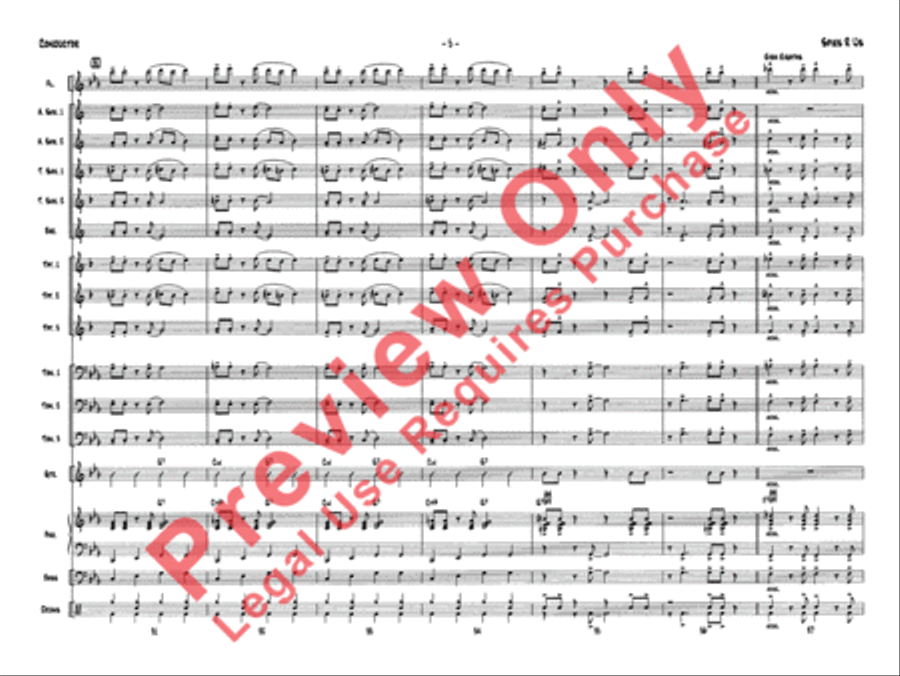 Spies R Us Jazz Ensemble scores gallery preview page 9