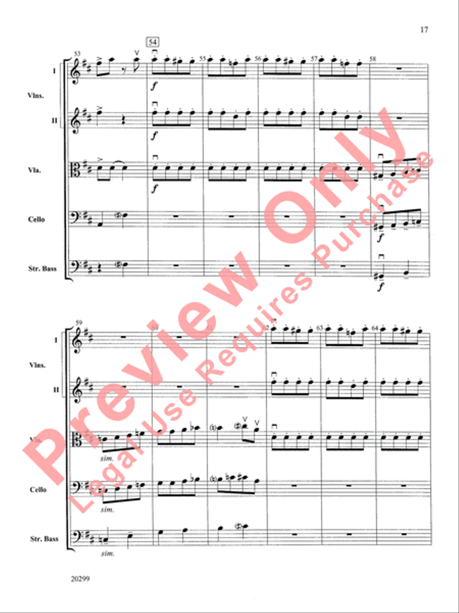 Pictures at an Exhibition, Selections from String Orchestra scores gallery preview page 18