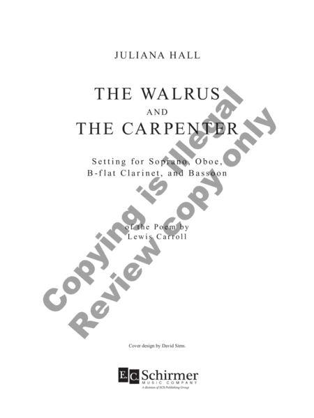 The Walrus and the Carpenter by Juliana Hall Bassoon - Sheet Music