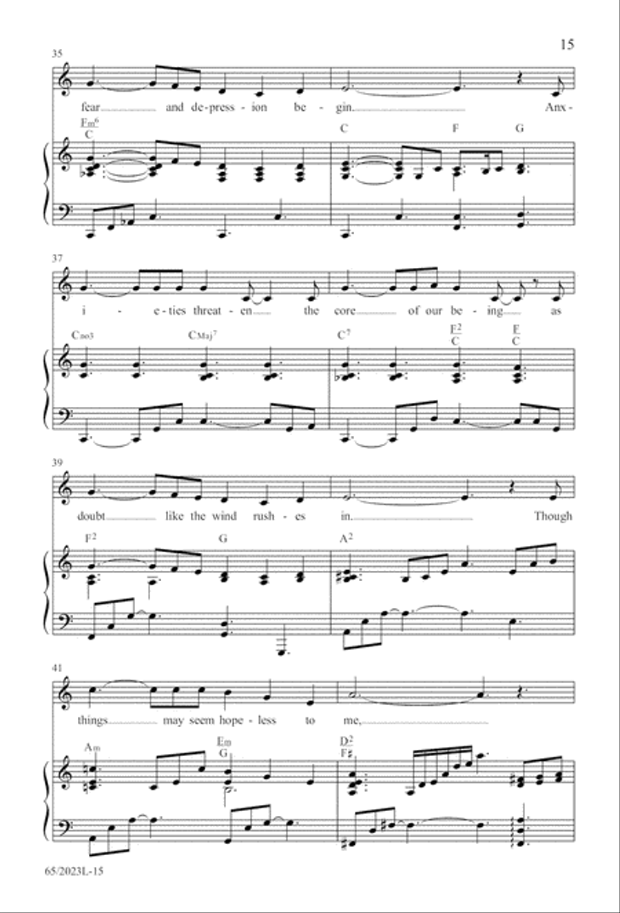 Child of Hope 4-Part scores gallery preview page 16