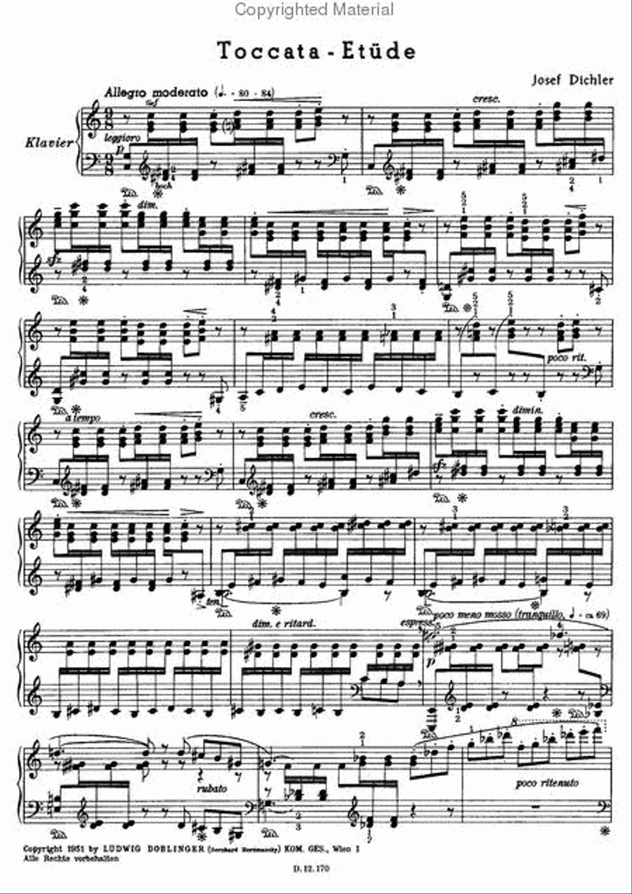 Toccata-Etude Piano Method scores gallery preview page 2