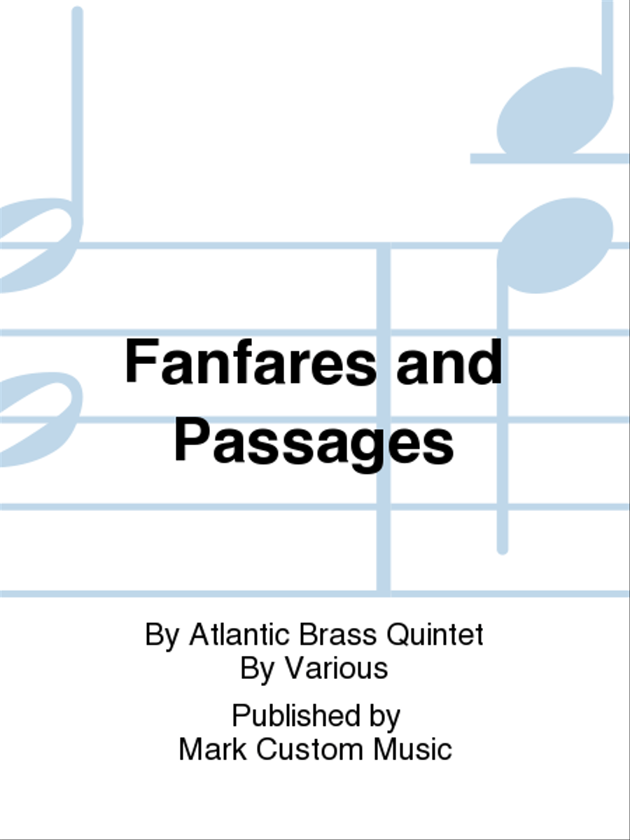 Fanfares and Passages Brass Quintet scores gallery preview page 1