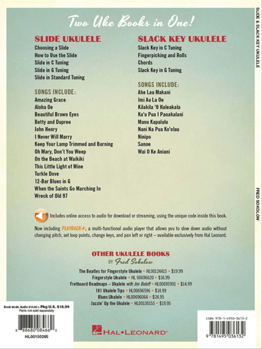 Slide & Slack Key Ukulele Guitar Tablature scores gallery preview page 6