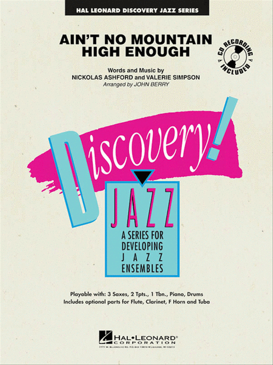 Ain't No Mountain High Enough Jazz Ensemble scores gallery preview page 1