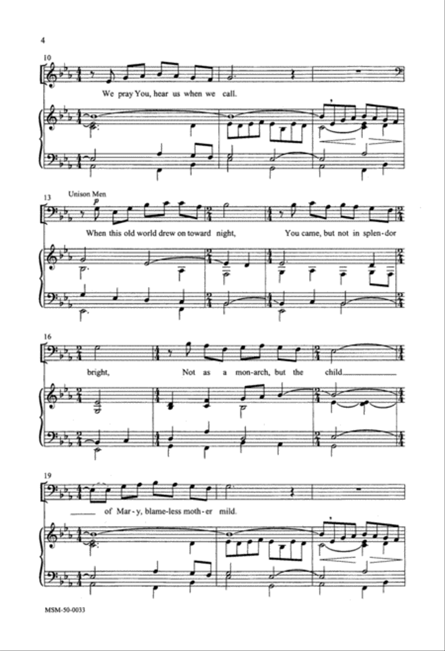 Advent Supplication Advent Supplication 4-Part scores gallery preview page 2