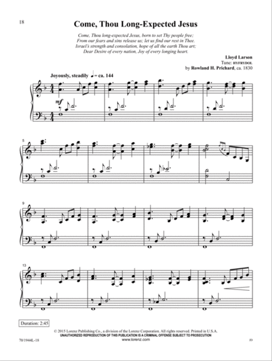 The Triumphs of His Grace Piano Solo scores gallery preview page 8