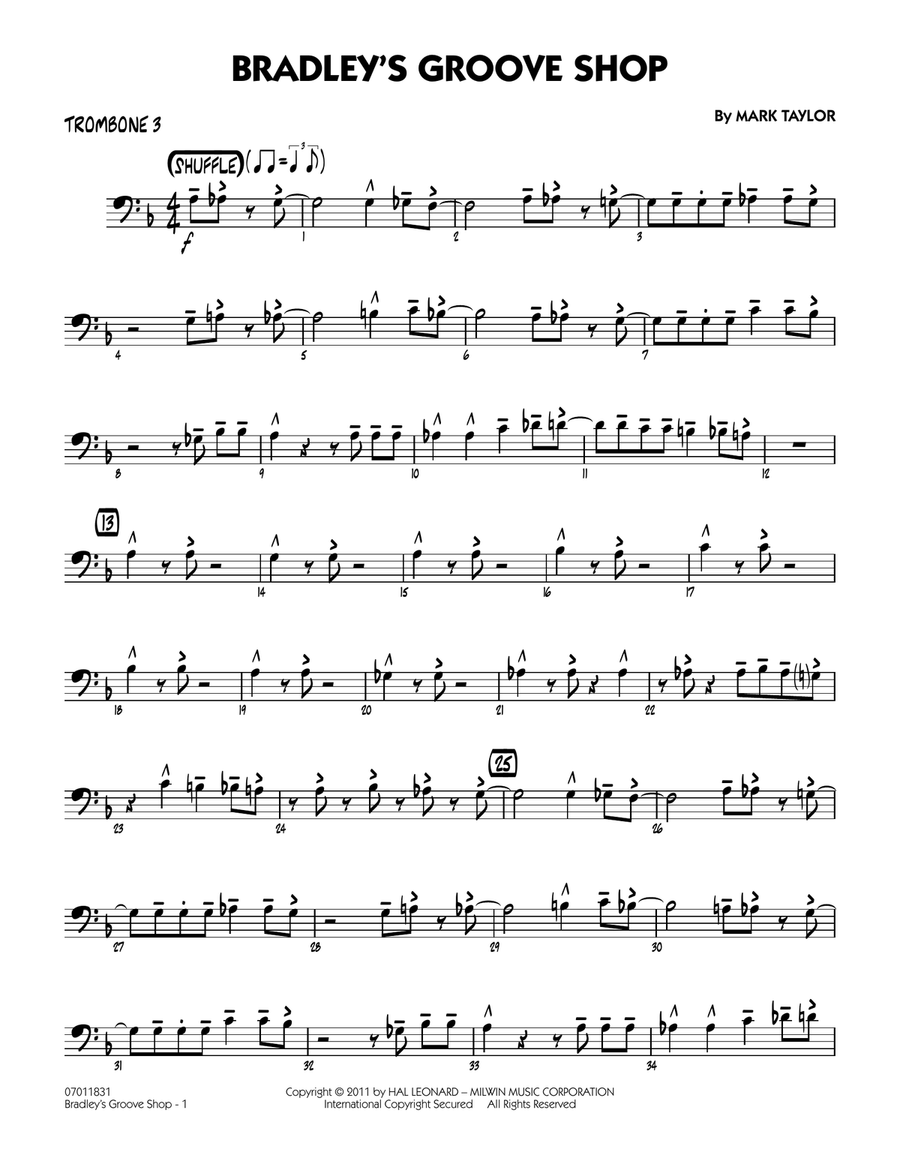 Bradley's Groove Shop - Trombone 3