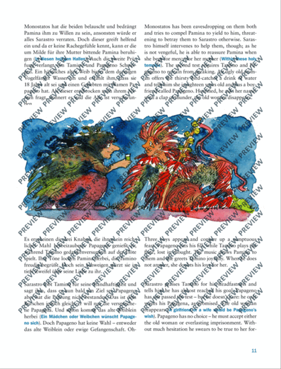 The Magic Flute Piano Solo scores gallery preview page 12