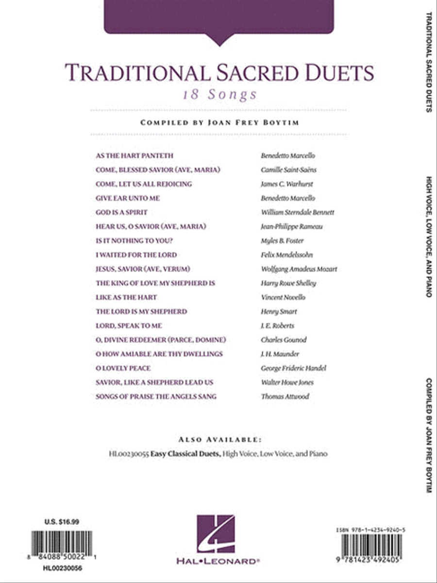 Traditional Sacred Duets High Voice scores gallery preview page 2