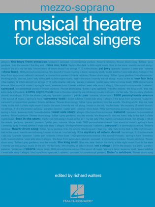 Book cover for Musical Theatre for Classical Singers