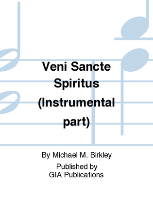 Veni Sancte Spiritus - Instrument edition