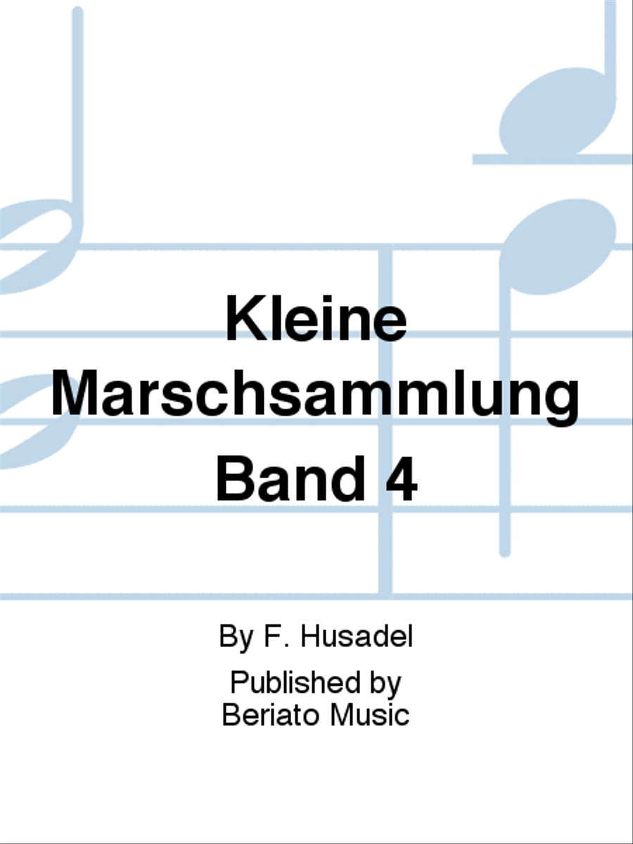 Kleine Marschsammlung Band 4 Concert Band scores gallery preview page 1