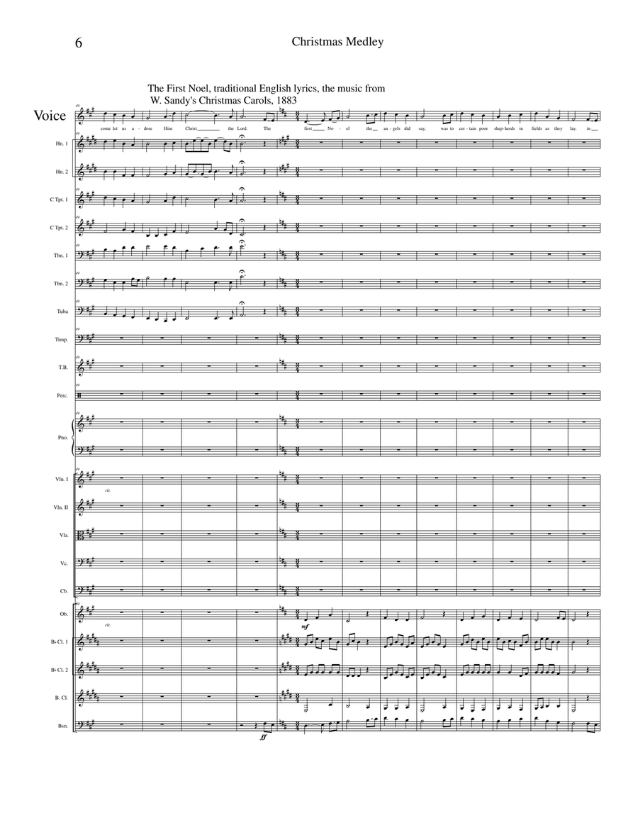 Christmas Medley Christmas Medley Piano Solo scores gallery preview page 6