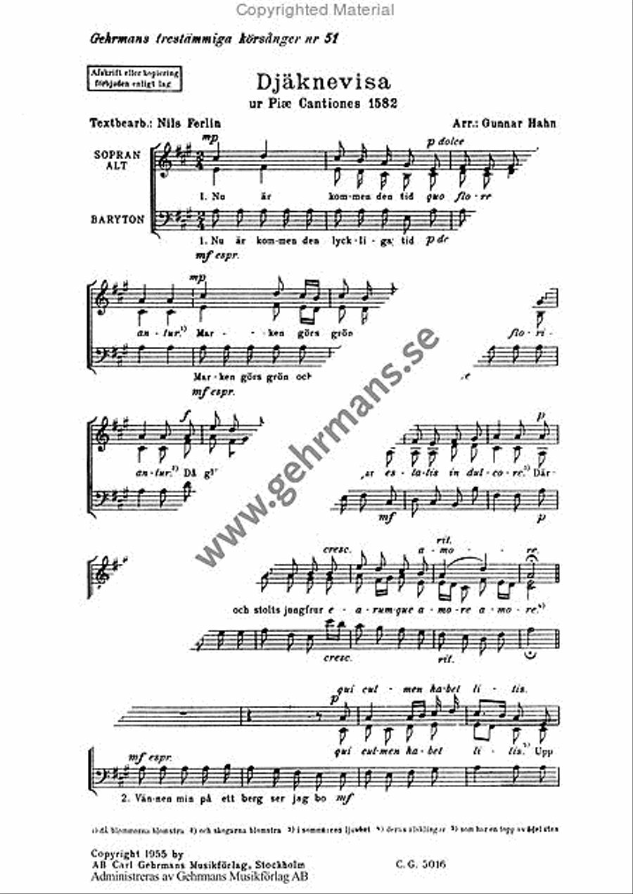 Djaknevisa 3-Part scores gallery preview page 2