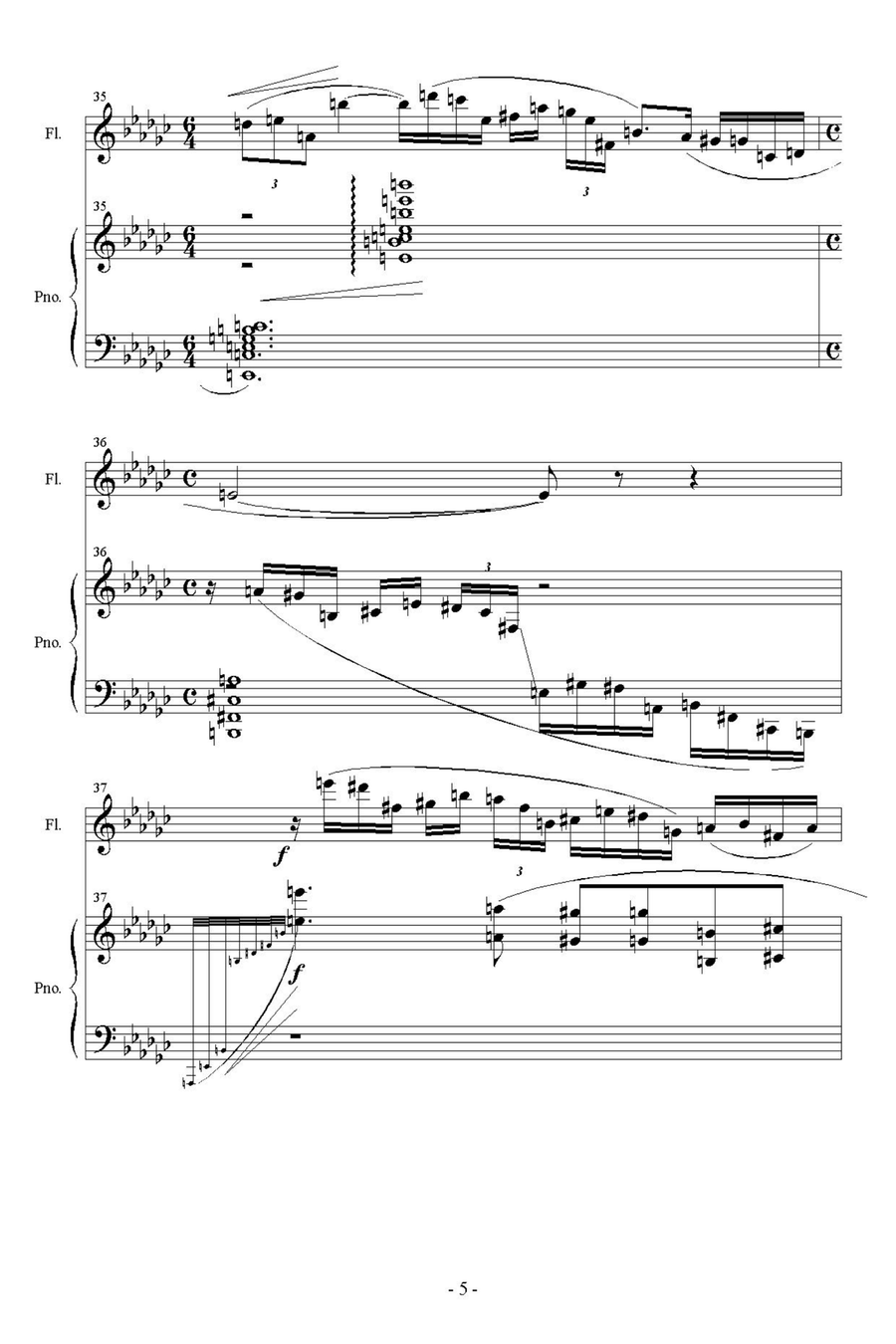 Two Legends of the Finnish-Karelian National Epic KALEVALA Flute Solo scores gallery preview page 6