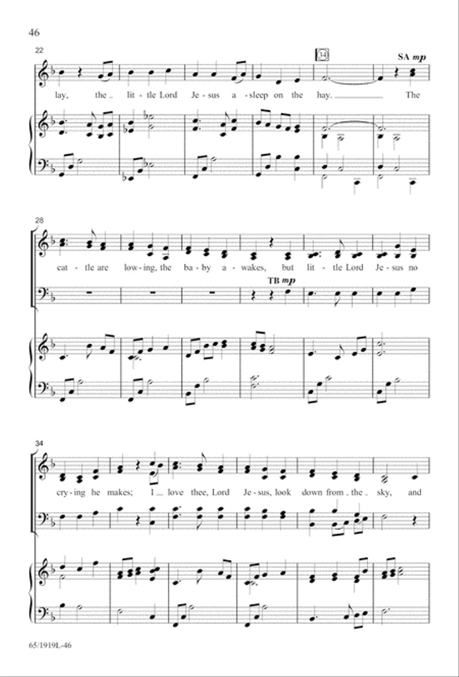 The Perfect Christmas 4-Part scores gallery preview page 48
