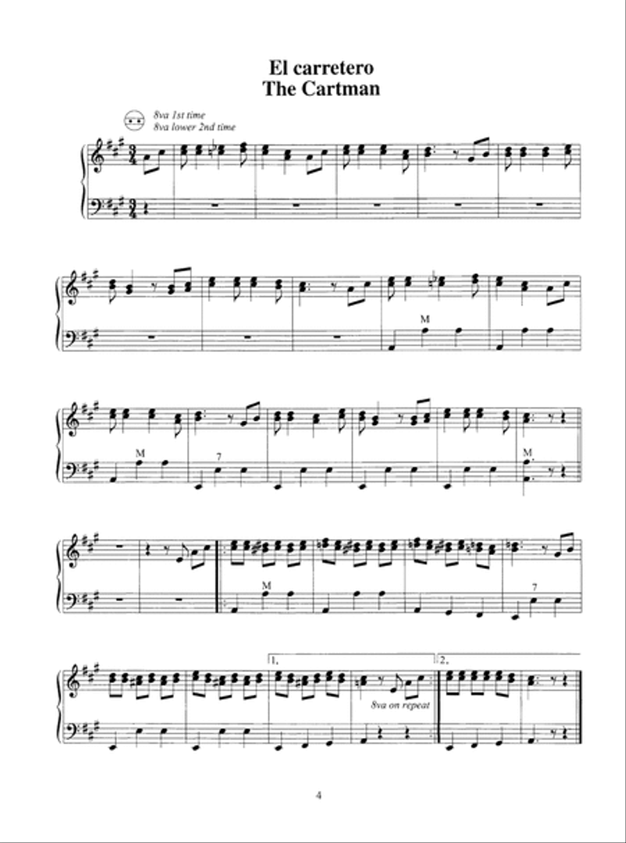 Songs of Latin America for Accordion Accordion scores gallery preview page 5