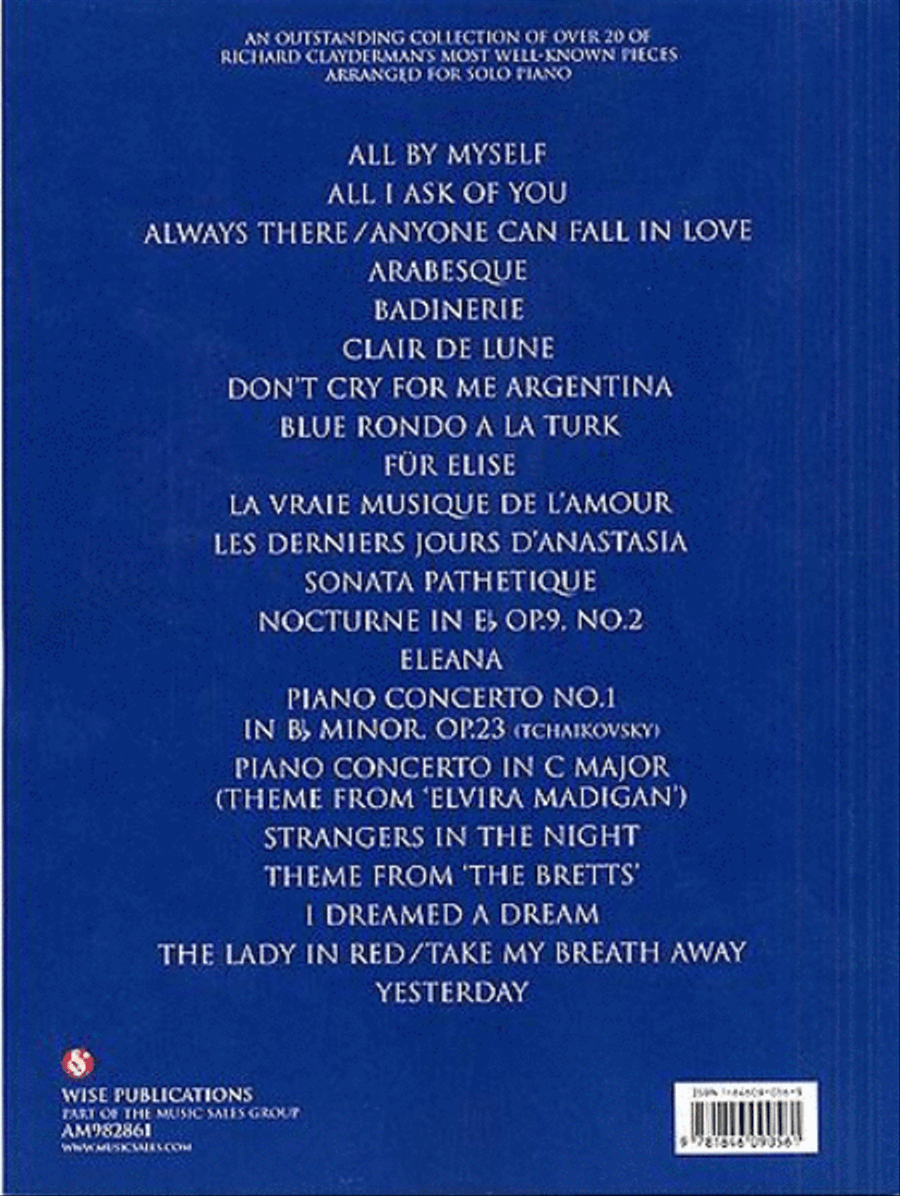 The Best Of Richard Clayderman Piano Solo scores gallery preview page 2