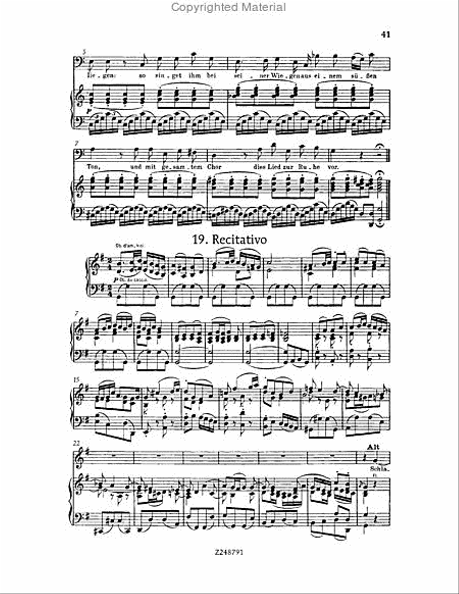 Christmas Oratorio, BWV 248 Choir scores gallery preview page 40