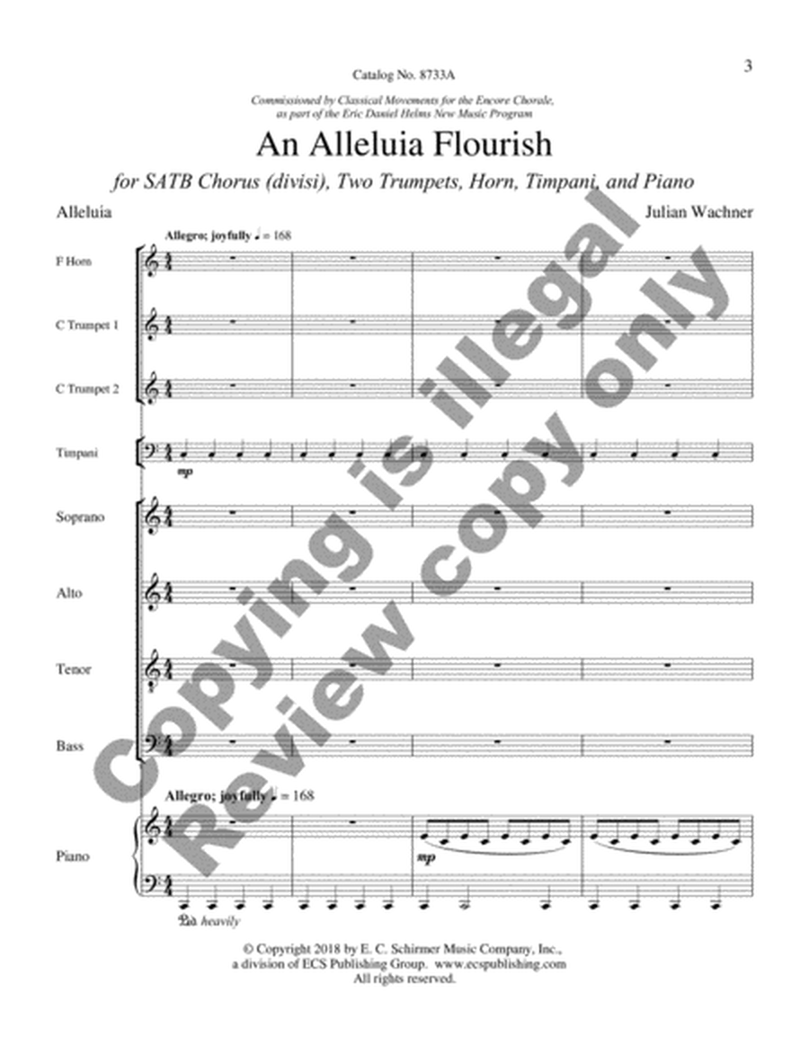 An Alleluia Flourish (Full Score)