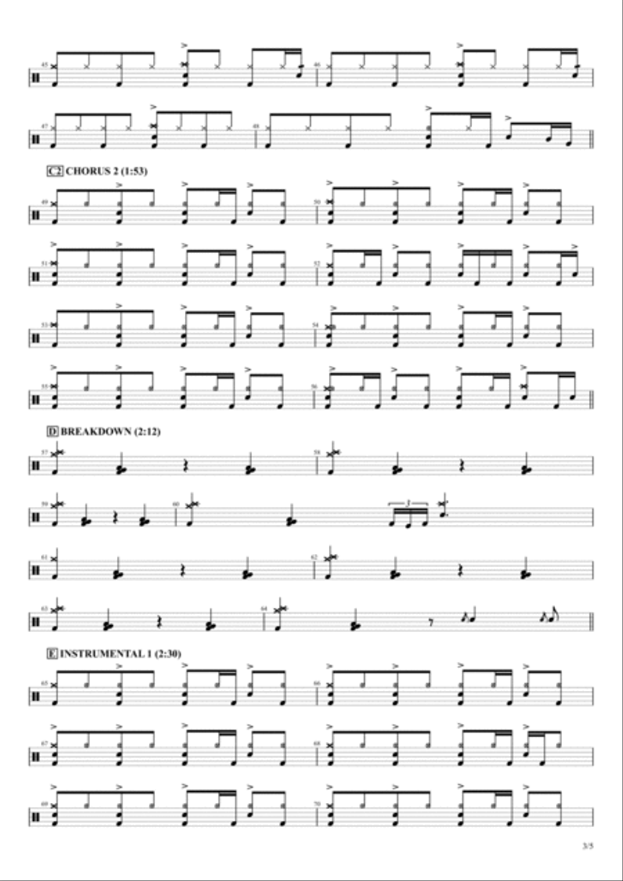 Magdalena Drum Set scores gallery preview page 3