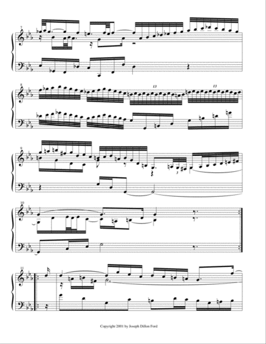 Suite française no. 2 pour le clavecin (French Suite No. 2 for Harpsichord) based on Voltaire's Can image number null