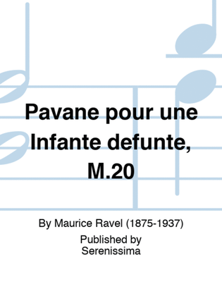 Book cover for Pavane pour une Infante defunte, M.20