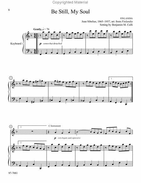 Scandinavian Hymn Tunes for Keyboard and Solo Instrument image number null