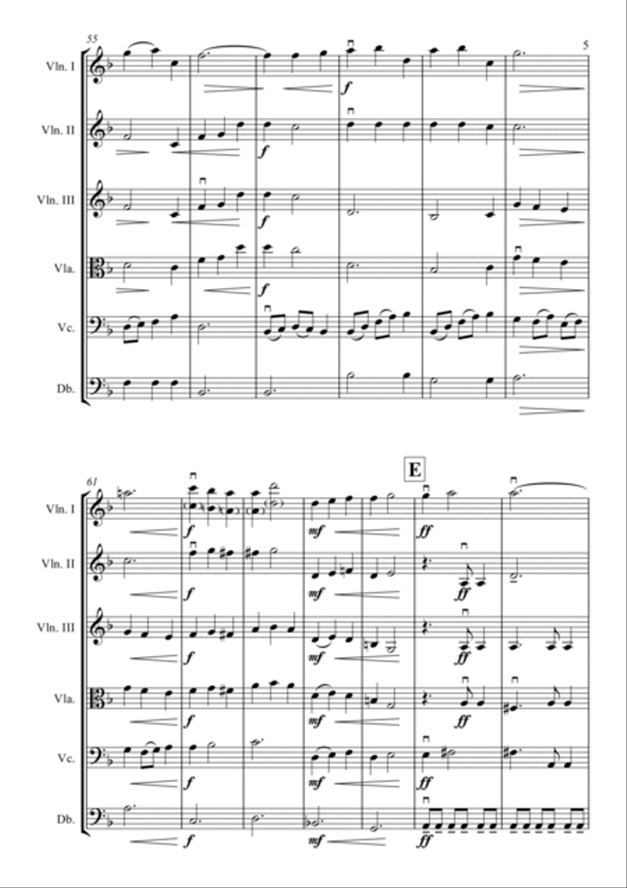 Ever After Main Title Cello scores gallery preview page 5