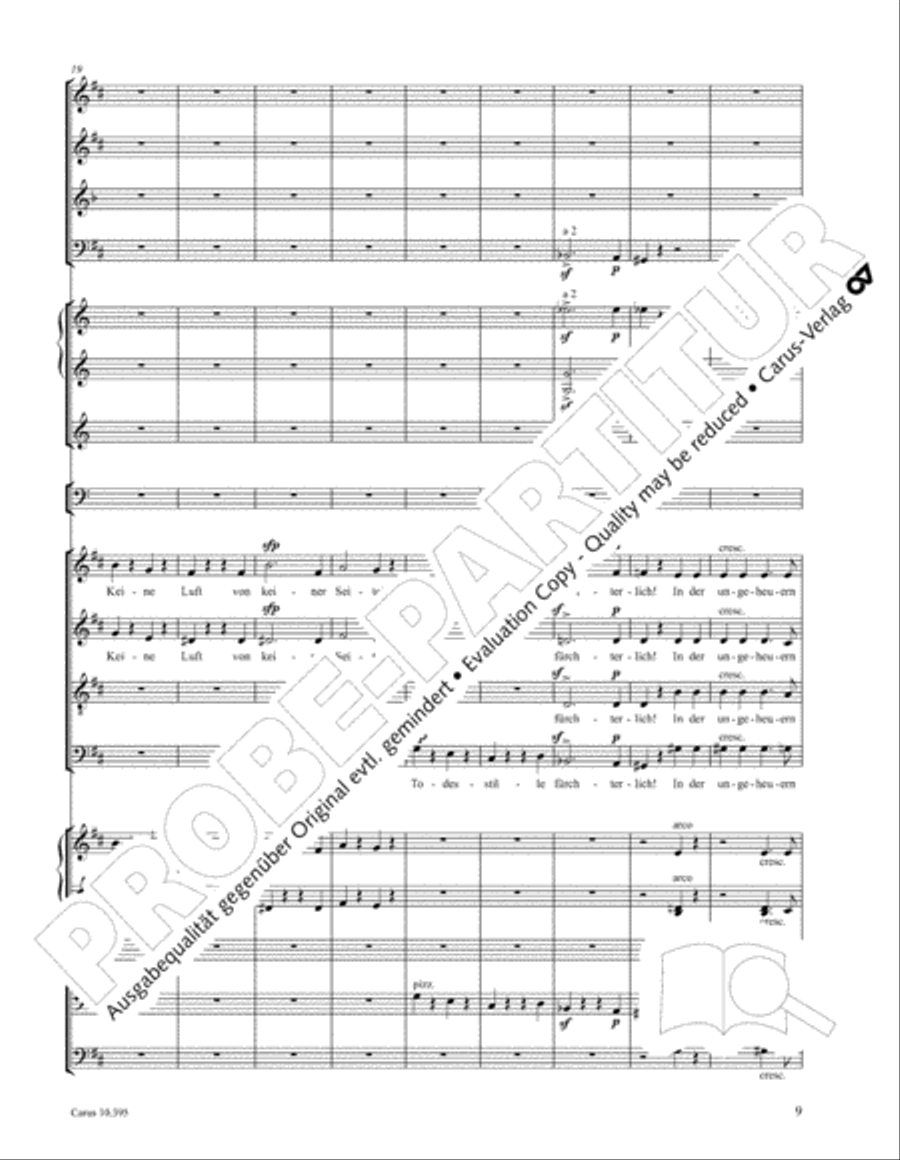 Calm Sea and Prosperous Voyage 4-Part scores gallery preview page 10