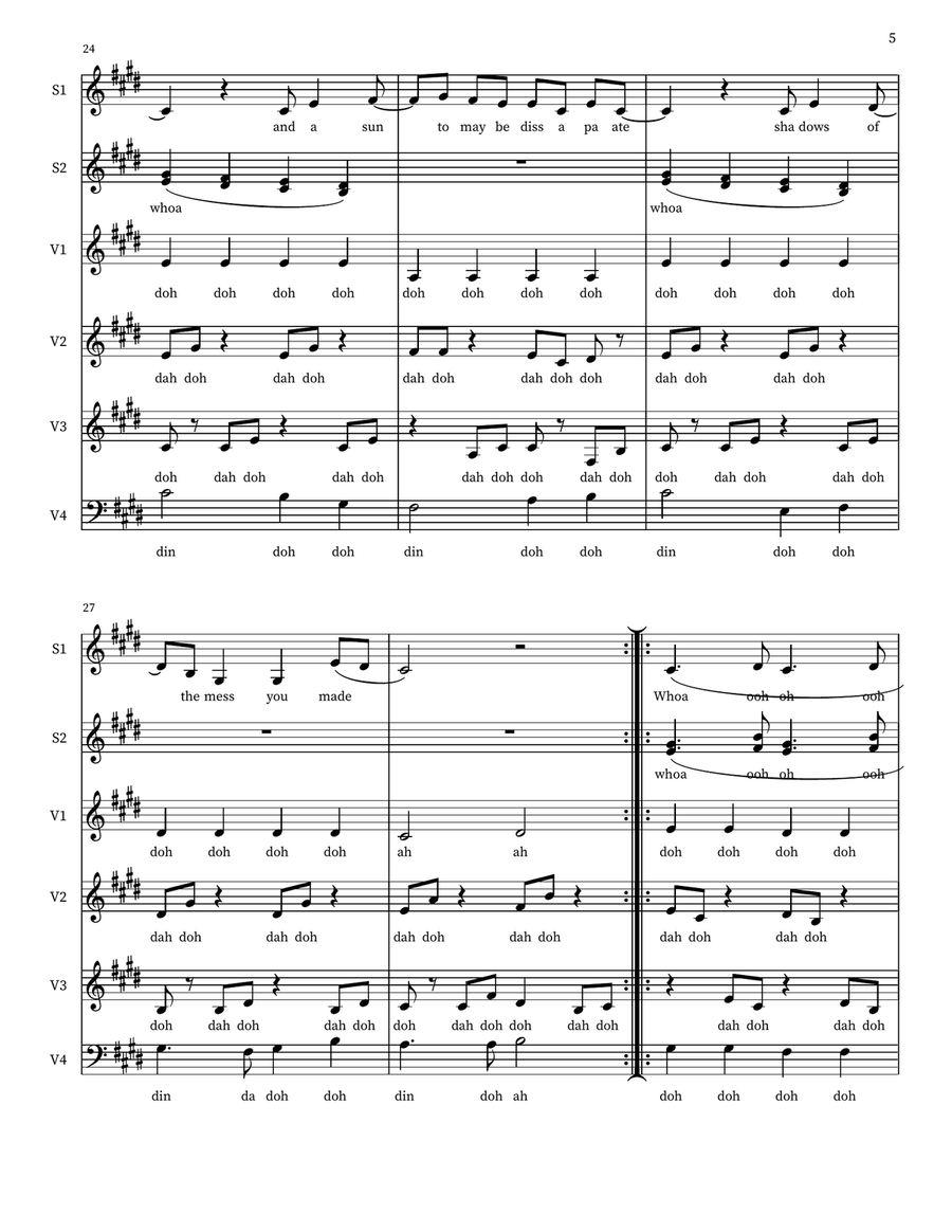 Mykonos 4-Part scores gallery preview page 5