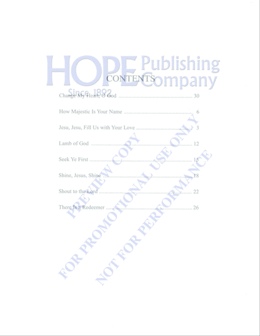 Contemporary Hymns and Songs II Piano Accompaniment scores gallery preview page 5