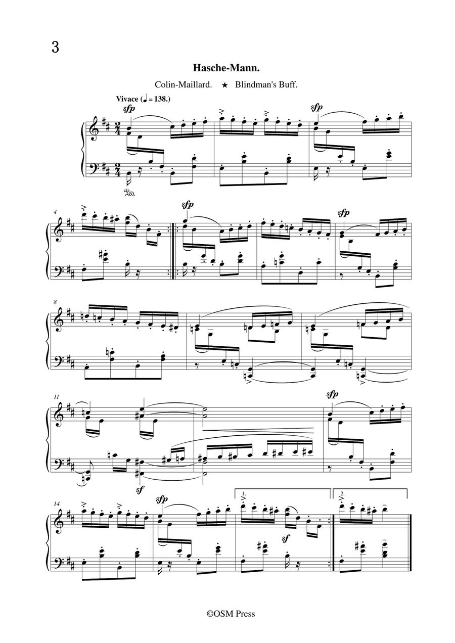 Schumann-Kinderszenen(Leichte Stücke),Op.15,in G Major,for Piano Piano Solo scores gallery preview page 5