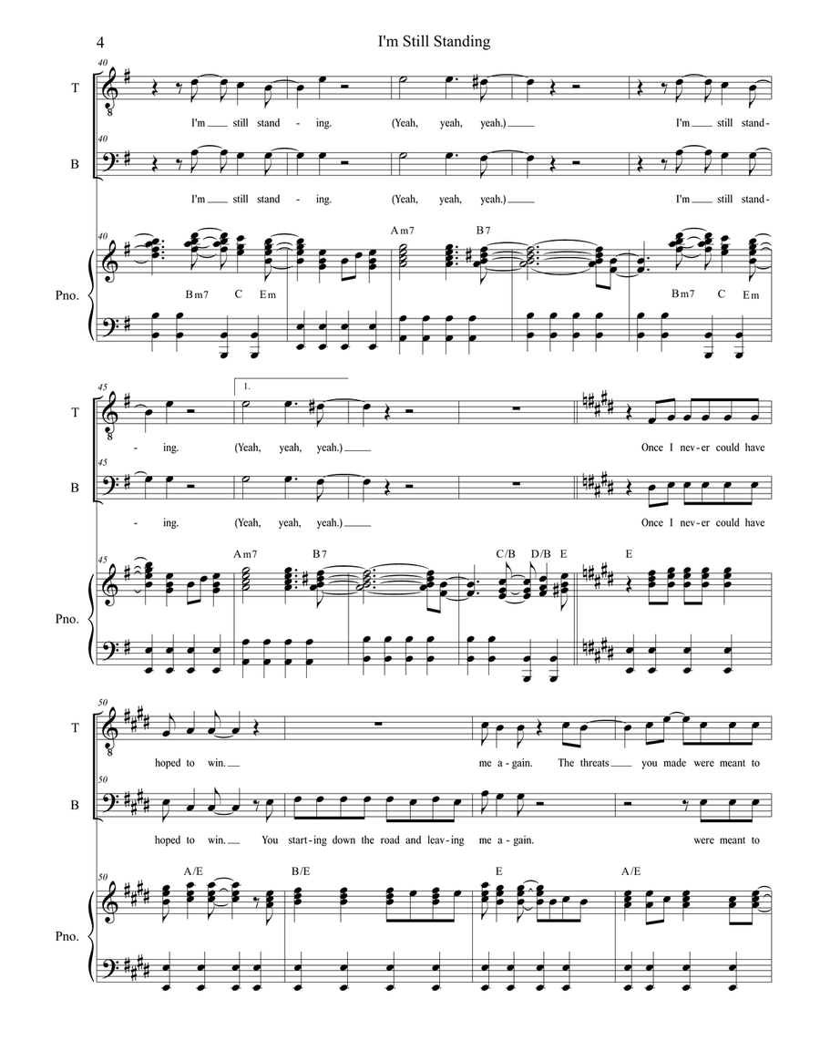 I'm Still Standing TB scores gallery preview page 4