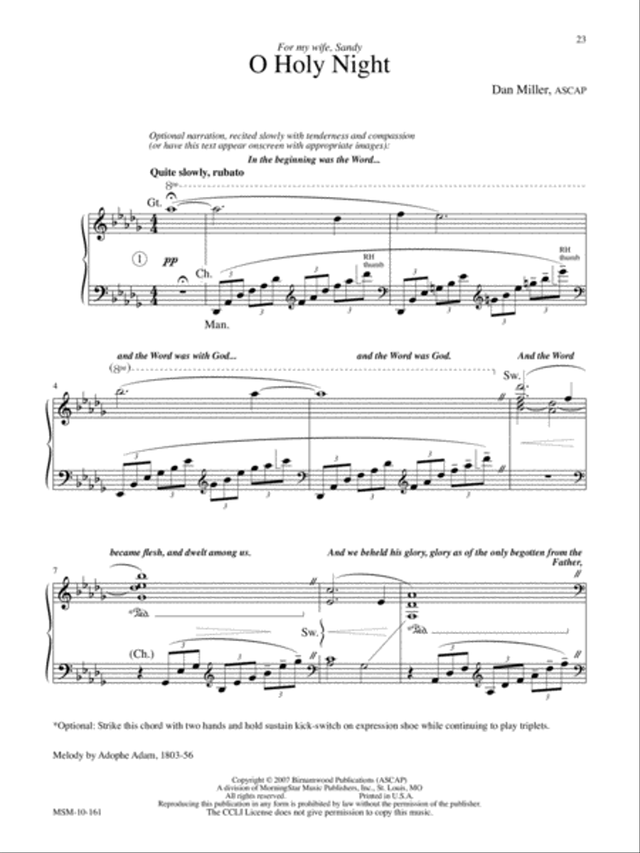 Christmas Joy Organ scores gallery preview page 6